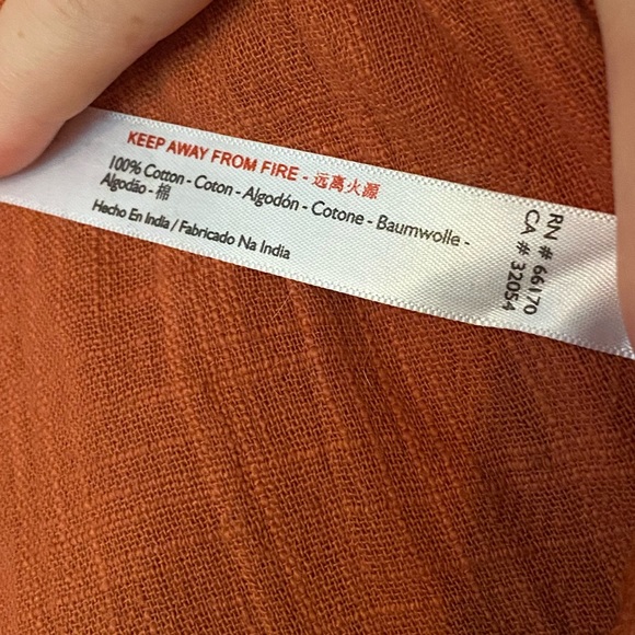 FREE PEOPLE long sleeve cotton shirt (new w/ tags) - Picture 5 of 6